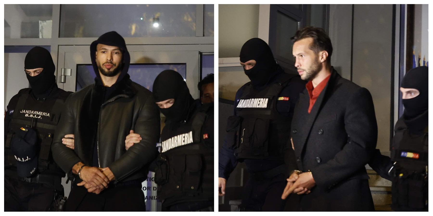 Andrew Tate arrested: Charged under Human Traficking, Andrew Tate and Tristian Tate are taken to Police Custody in Romania