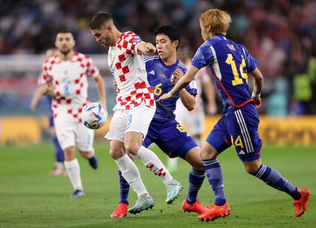 SKOR LANGSUNG Jepang vs Kroasia: JPN 1-1 CRO, Jepang imbang Kroasia di akhir waktu reguler, pertemuan menuju perpanjangan waktu : IKUTI LANGSUNG