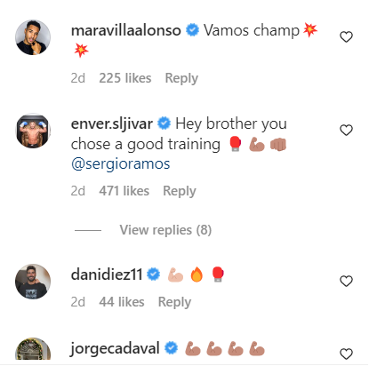 Sergio Ramos fight video: PSG star spotted throwing shots- Jose Aldo, Ciryl Gane, and other UFC fighters react