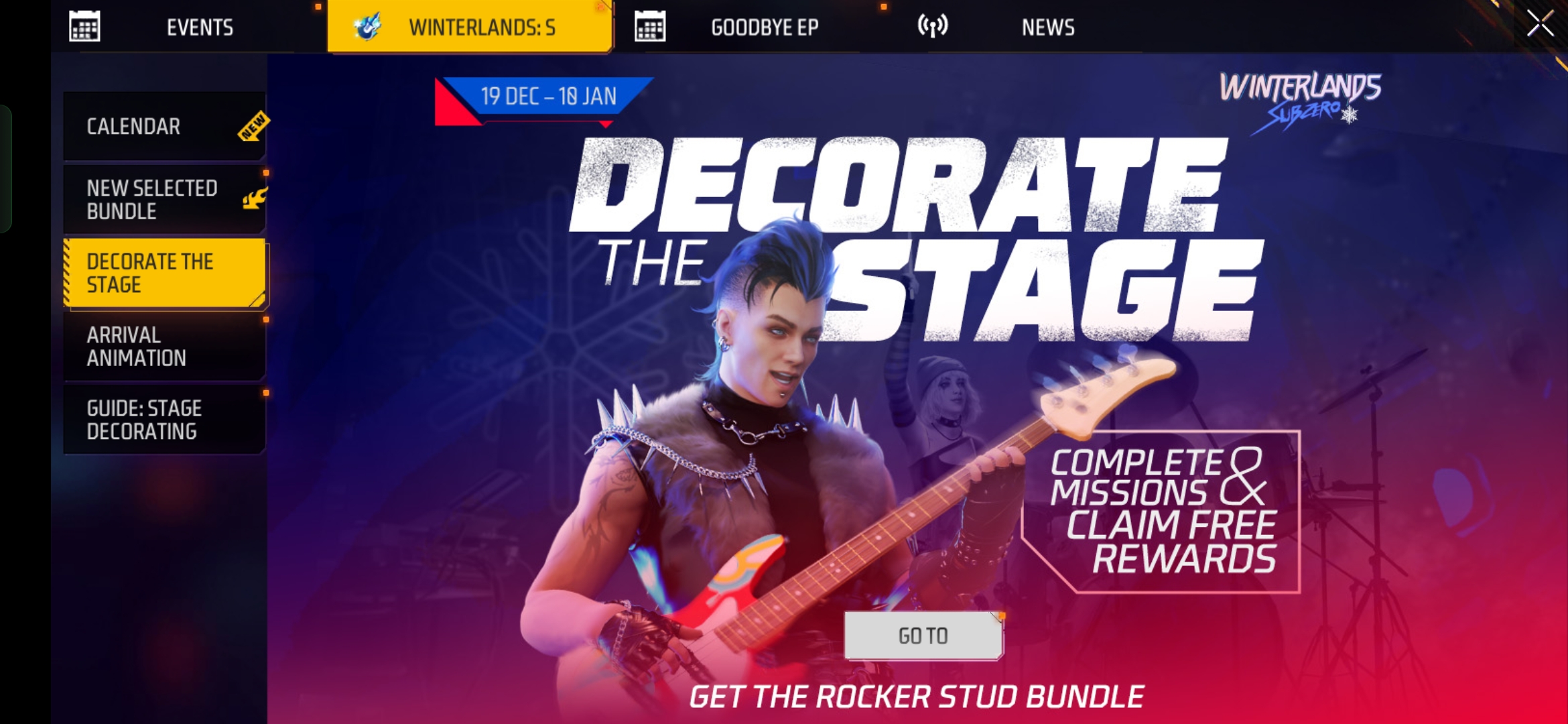 Free Fire MAX Rockster Stud Bundle: How to get the bundle from the Decorate the Stage event, ALL DETAILS