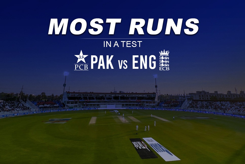 Most Runs Test match England, Pakistan set WORLD Record in Rawalpindi