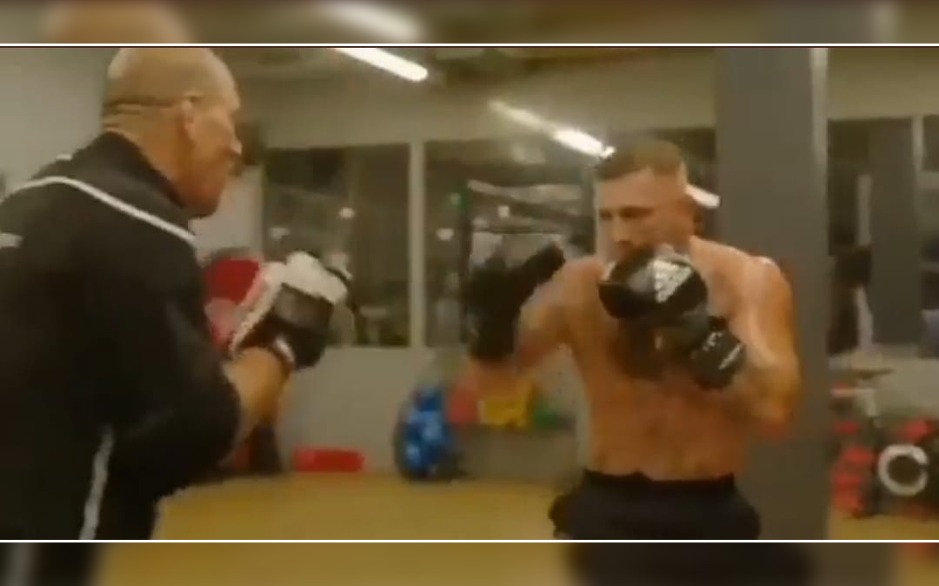 VIDEO: Conor McGregor cherishes his middleweight body and punch power ahead of UFC return- ‘Nighty Nights’