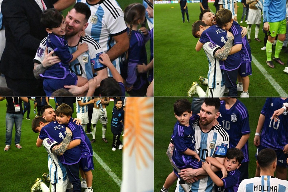 Messi World Cup, Lionel Messi Sons, Thiago Messi, Matteo, Argentina France FINAl, FIFA World Cup FINAL, Argentina, Lionel Messi, Argentina vs France