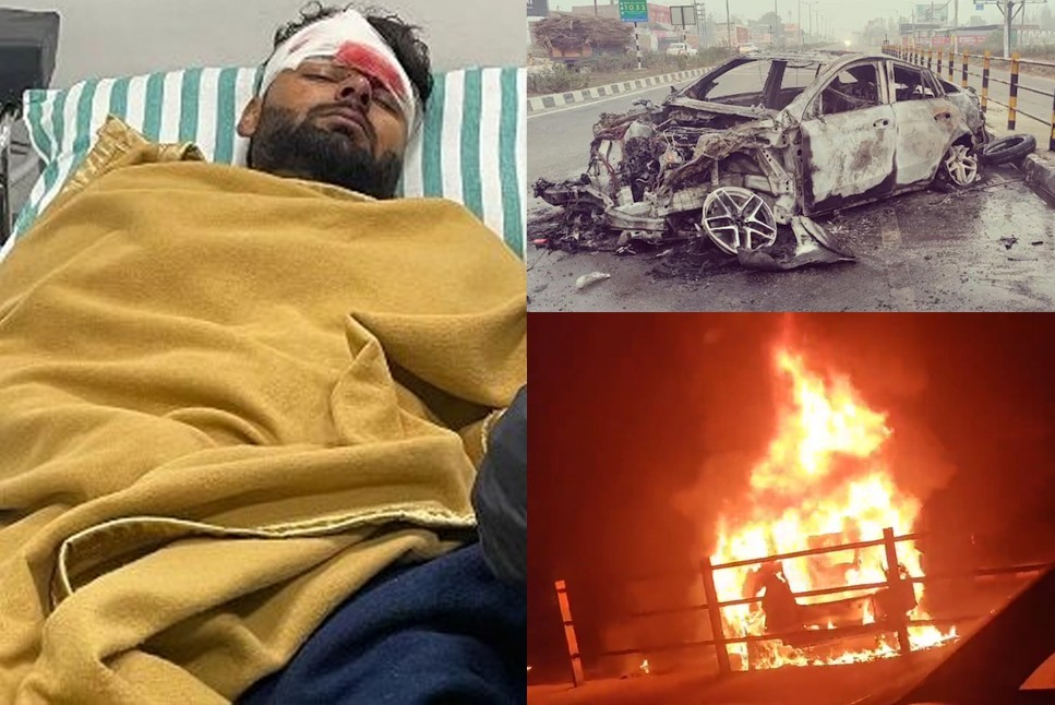 Kecelakaan Rishabh Pant, kecelakaan mobil Rishabh Pant, mobil terbakar Rishabh Pant, Rishabh Pant dirawat di rumah sakit, cedera Rishabh Pant, kesehatan Rishabh Pant, kecelakaan Rishabh Pant