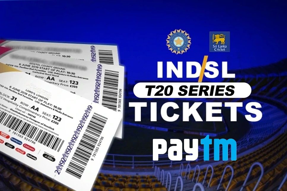 IND SL 1st T20 Tickets India vs SriLanka Mumbai T20I Match tickets