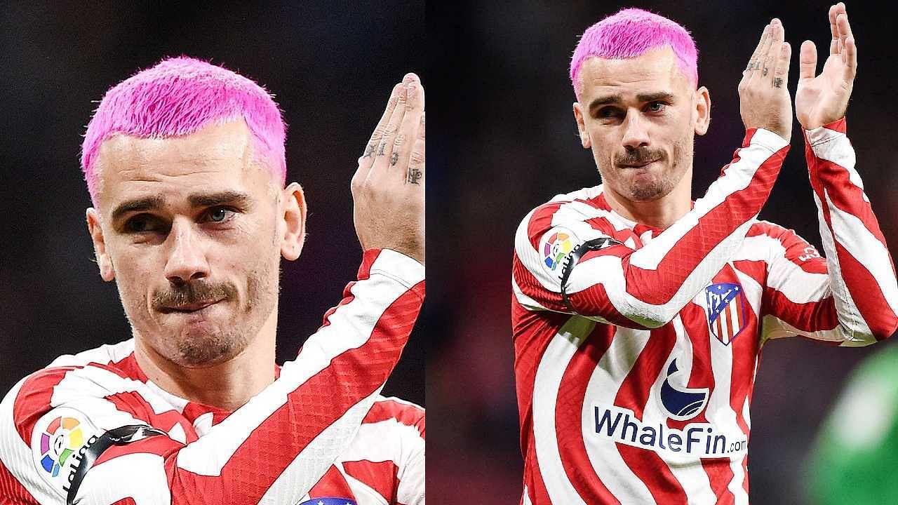 Antoine Griezmann Democracy begins at home for Atletico Madrid Striker  KNOW why Griezmann has coloured his hair PINK