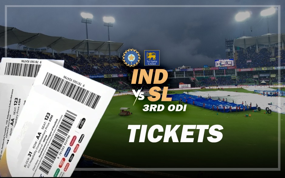 IND SL Greenfield Stadium TICKETS India vs SriLanka 3rd ODI in