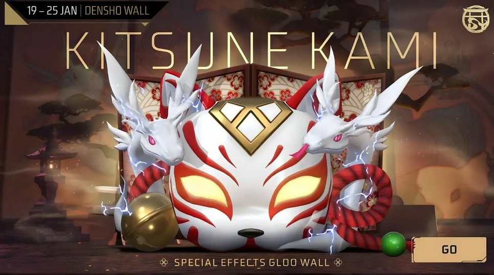 Free Fire MAX Densho Wall Event: Find the correct lock and get Kitsune Gloo Wall Skin in-game, ALL DETAILS