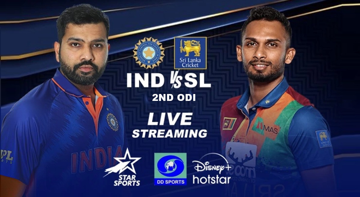 IND SL LIVE Streaming Star Sports and DD Sports Broadcasting 2nd ODI LIVE as SriLanka batting 1st vs India in Eden Gardens Follow IND vs SL LIVE