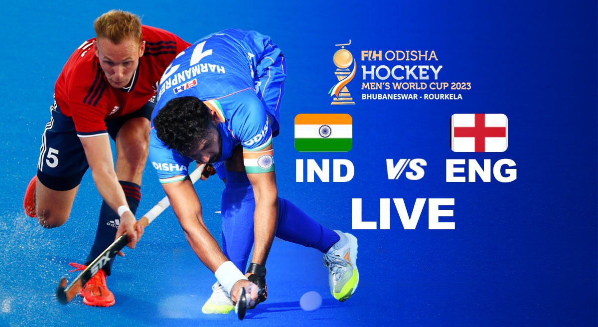 India England Hockey LIVE Indian Hockey team to play England on Sunday at 7PM, victory will book place in Quarterfinal Follow Hockey World CUP LIVE