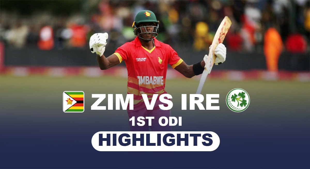 ZIM vs IRE Highlights Clive Madande gives Zimbabwe dramatic victory over Ireland, Watch Highlights