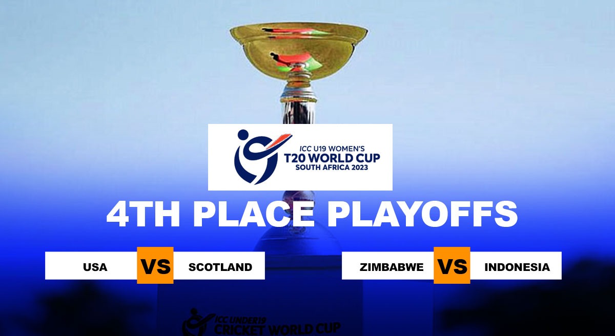 Women U19 T20 WC LIVE Streaming, USA vs Scotland LIVE, Zimbabwe vs Indonesia LIVE, U10 Women's WC 4th Place Playoffs, ICC U19 Women's WC LIVE Streaming