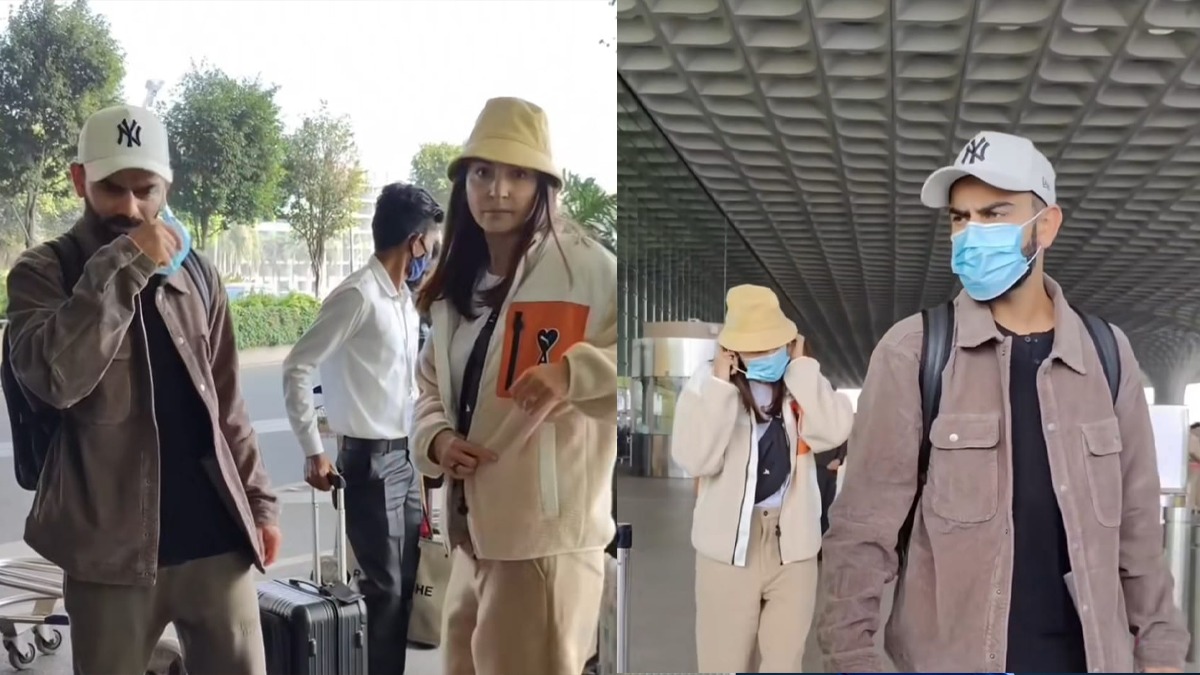 Virat Kohli Anushka Vacation: Watch as Virat Kohli & Anushka Sharma jet off for another vacation in an undisclosed location before India vs Australia Series