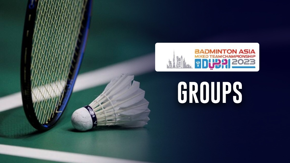 Asia Mixed Team Badminton Asia Mixed Team Championships 2023 groups unveiled, India placed in Group B alongside Malaysia