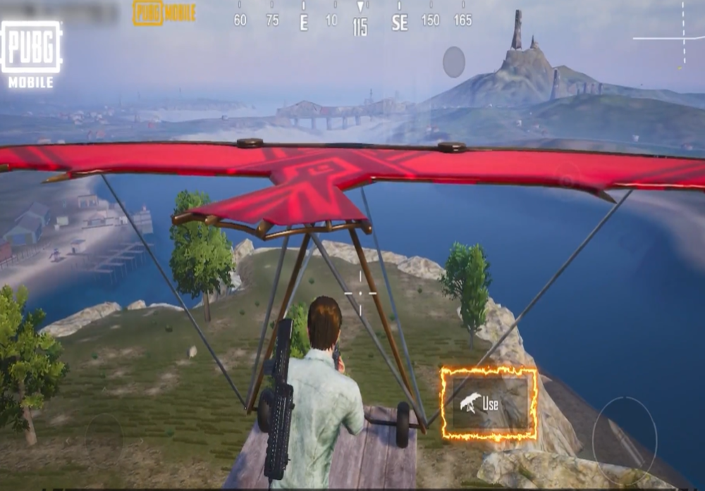 PUBG Mobile Hang Glider Base A new way to "hang" out and travel on Erangel