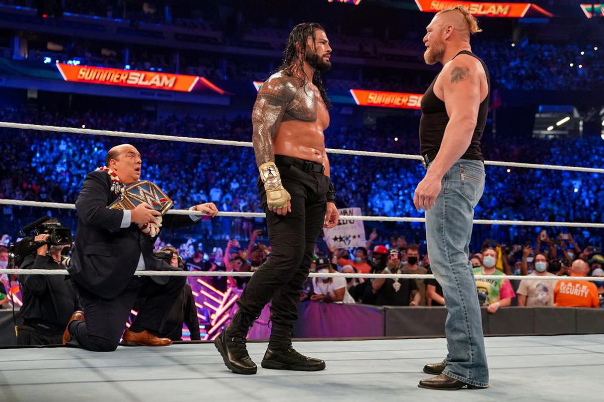 Roman Reigns vs Brock Lesnar How many times did Roman Reigns defeat