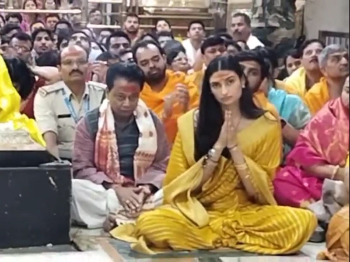 IND vs AUS: Ahead of Indore Test Newlyweds KL Rahul and Athiya Shetty visit Ujjain Mahakal, Shubman Gill, Mahakaleshwar Temple, India vs Australia, Baba Mahakal