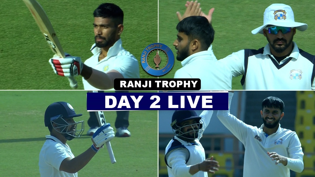 Ranji Trophy LIVE SCORE Quarterfinals: DAY 2 starts, Bengal, Karnataka look to gain BIG lead, Saurashtra, Madhya Pradesh eyeing FIGHTBACK, Follow Ranji Trophy QFs LIVE