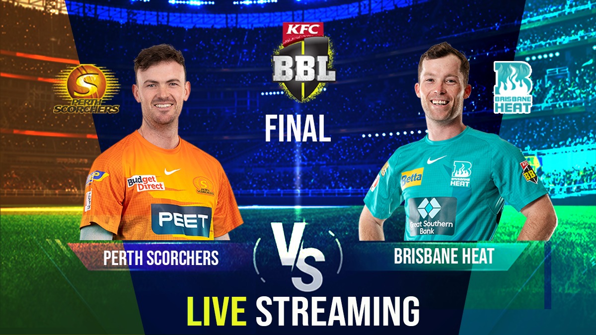 SCO vs HEA Live Streaming Brisbane Heat batting 1st, Perth Scorchers vs Brisbane Heat Big Bash League 2023 FINAL live in India on SonySports, Check out