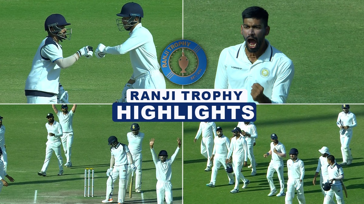 Ranji Trophy Quarterfinals Highlights Saurashtra defeat Punjab by 71 runs, join Bengal, Karnataka, MP in SFs, Watch Ranji Trophy QFs Highlights