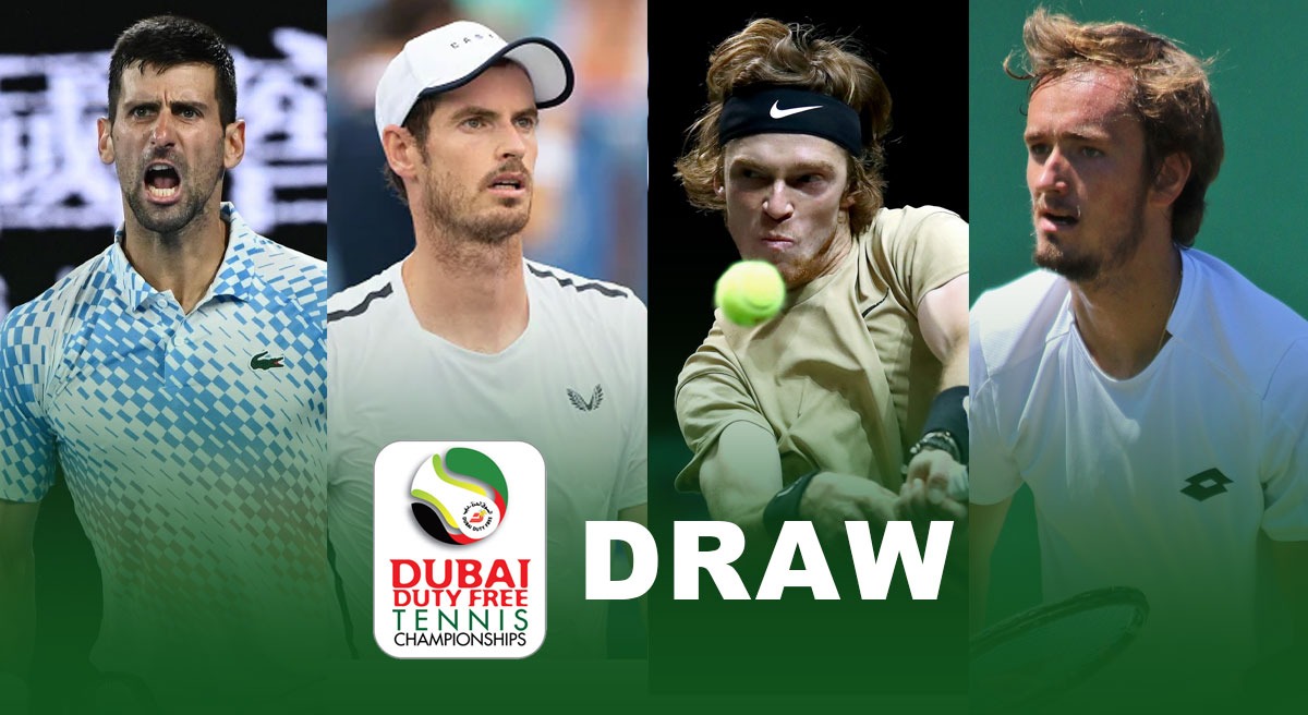 Dubai Open Draws: Novak Djokovic and Andy Murray in same quarter, Check Out Dubai  Open 2023 Men's Singles draw - Check Out