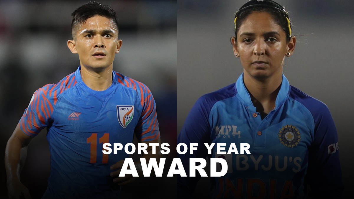 Sportstar Aces Harmanpreet Kaur & Sunil Chhetri BAGS Sportsman of Year