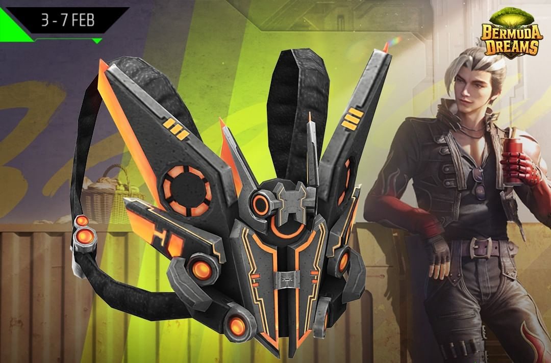 Free Fire MAX Iron Hero Backpack Play CS Ranked Mode matches and earn