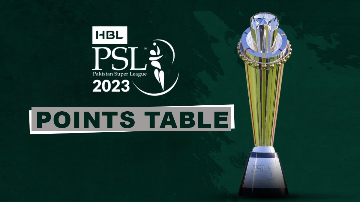 PSL 2023 Points Table Lahore Qalandars seal TOP SPOT, Karachi, Quetta