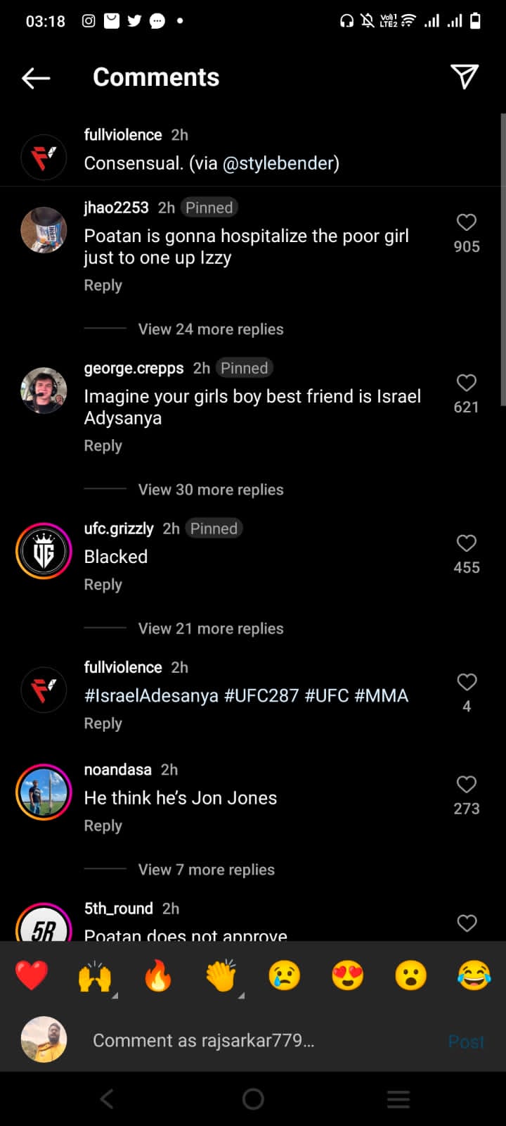 Israel Adesanya: 'Hospitalize the poor girl'- MMA fans react to Izzy's preparations for Alex Pereira at UFC 287