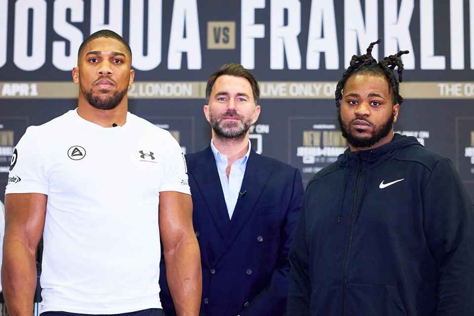 What time is AJ fighting? : Joshua vs Franklin UK start time, where to watch, and complete fight card, Anthony Joshua vs Jermaine Franklin