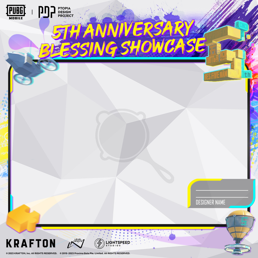 PUBG Mobile Fifth Anniversary Blessing Showcase: Celebrate 5 years by creating an Amazing design and get a chance to be featured!