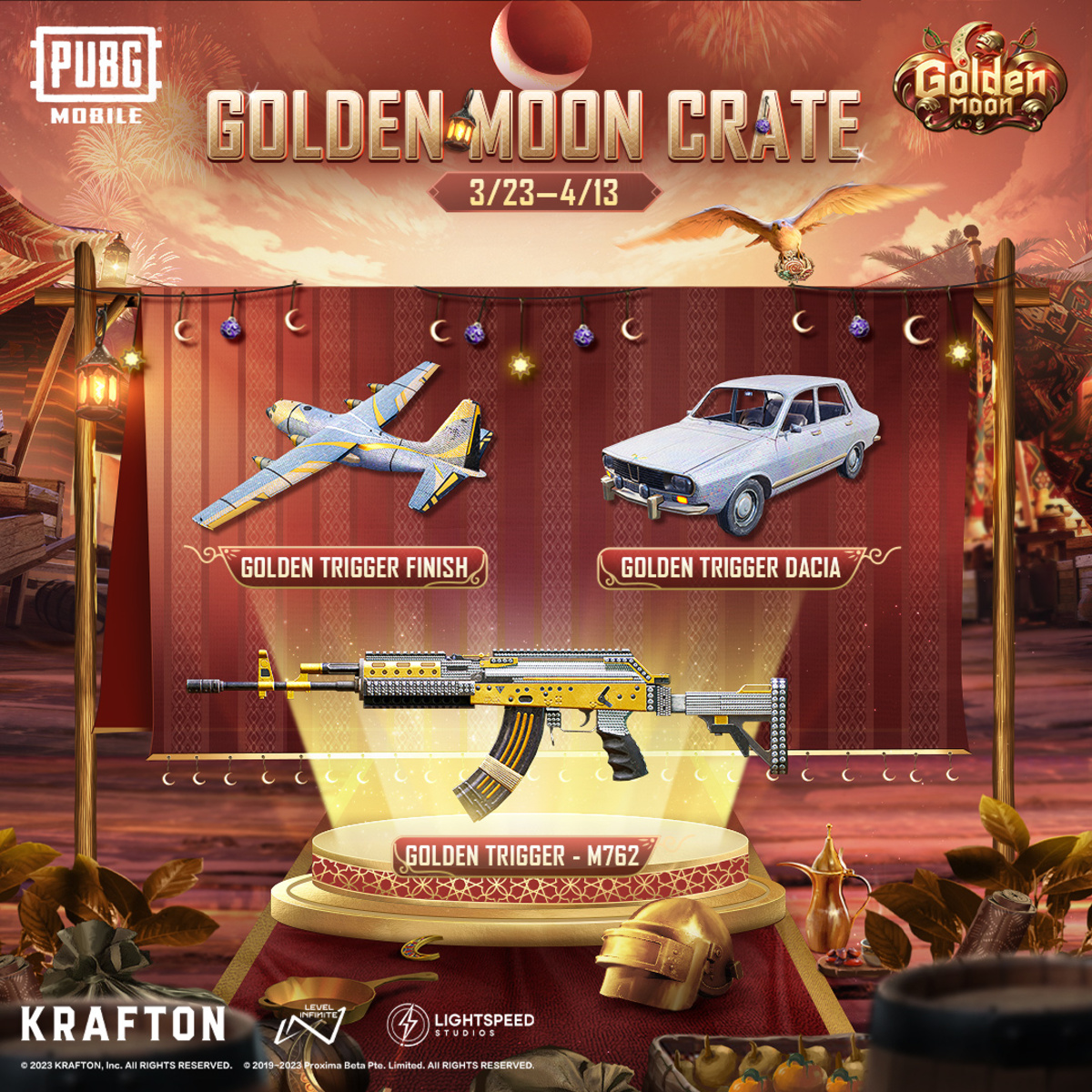 PUBG Mobile Golden Moon Crates