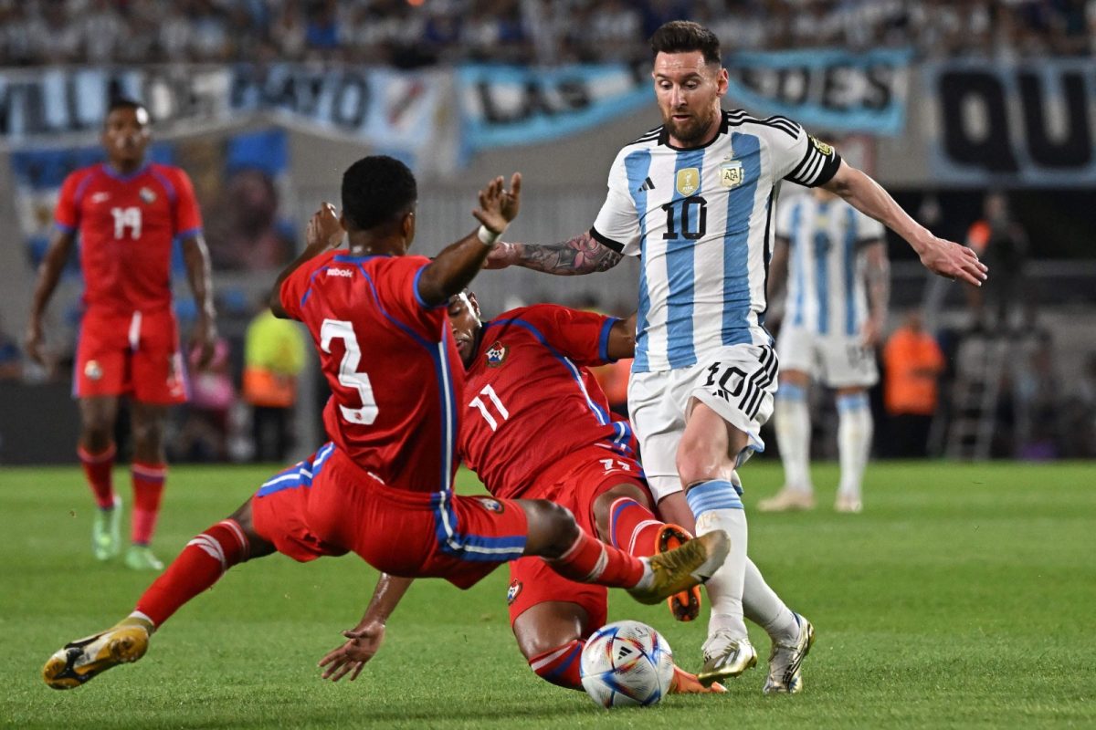 Lionel Messi scored his 800th career goal as world champions Argentina celebrated their homecoming with a 2-0 FIFA friendly victory over stubborn Panama.