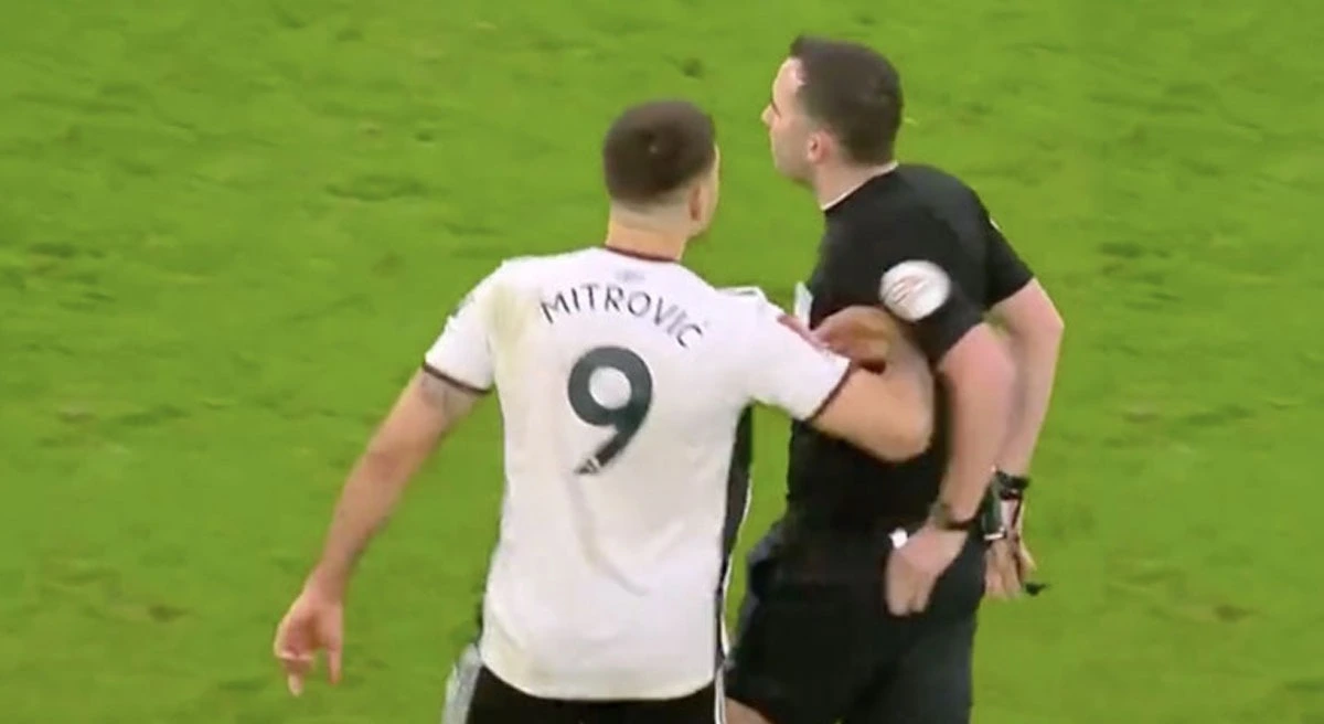 Mitrovic Red Card: Ref Support demands 'at least a six-game ban' for for pushing referee Chris Kavanagh during FA Cup clash against Man Utd FA Cup Red Card