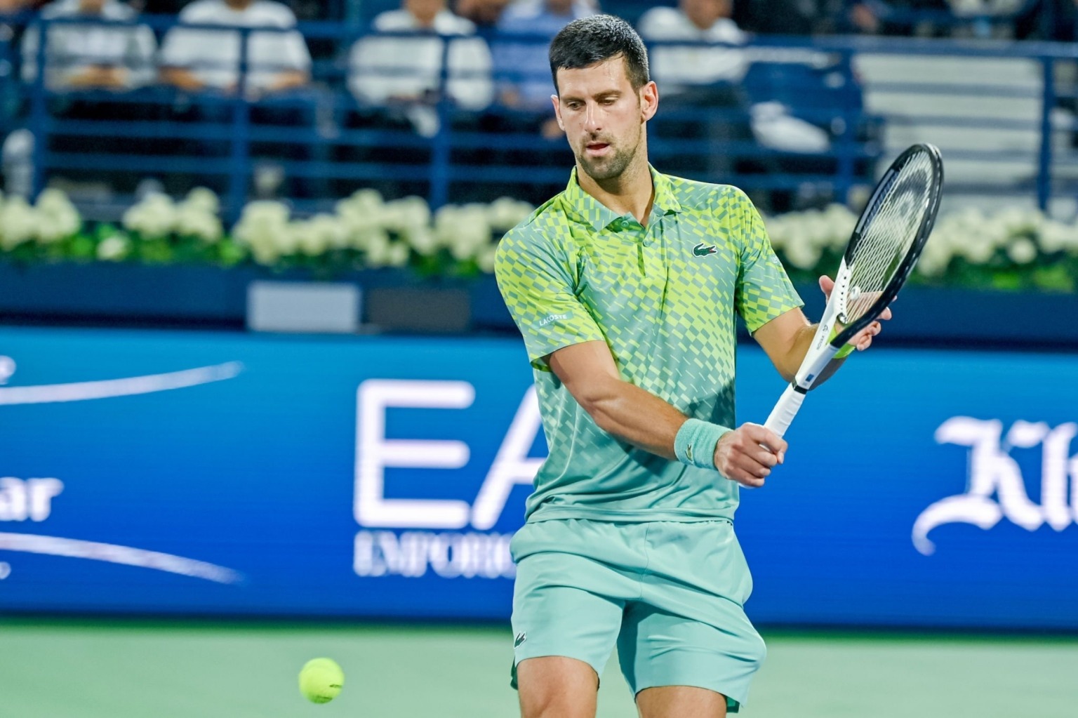 Novak Djokovic US VISA Focused Novak Djokovic still waiting on US visa