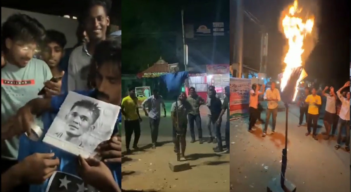 Bengaluru FC vs Kerala Blasters FC: Setelah pelecehan online, penggemar membakar patung Sunil Chhetri untuk mengungkapkan ketidakpuasan