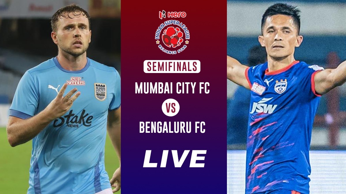 Mumbai City FC vs Bengaluru FC LIVE Streaming, MCFC vs BFC Live Streaming, ISL 2023 semifinal LIVE, MCFC vs BFC Predicted XI, MCFC BFC Live Score, Sunil Chhetri