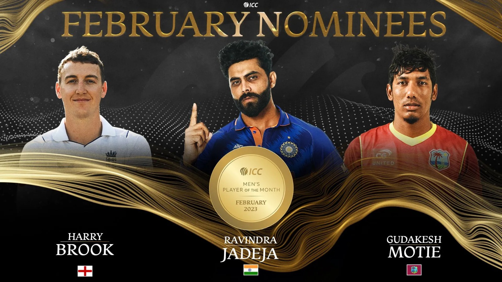 Ravindra Jadeja berjuang untuk penghargaan ICC Player of the Month dengan pemecah rekor Inggris Harry Brook & Gudakesh Motie, Lihat OUT