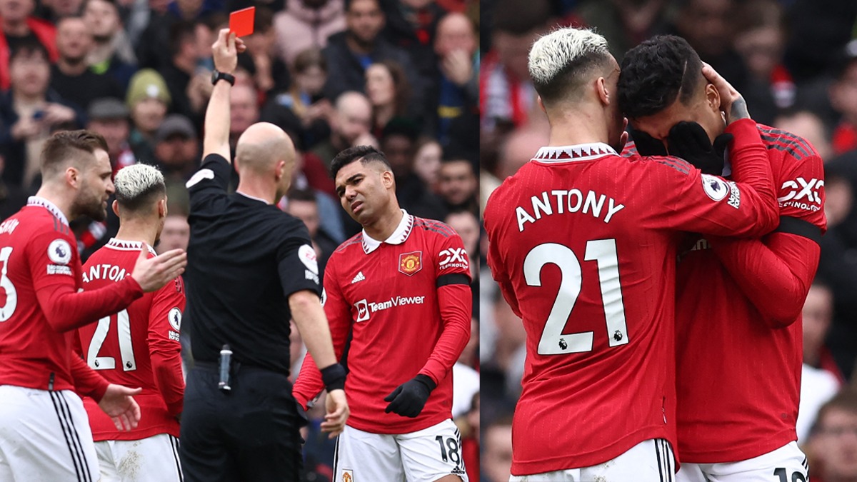 Casemiro Ban: Major BLOW to Manchester United, Brazil Star Hit With Devils Curse, Gets Straight Red Cards in 3 PL Games - Check Out