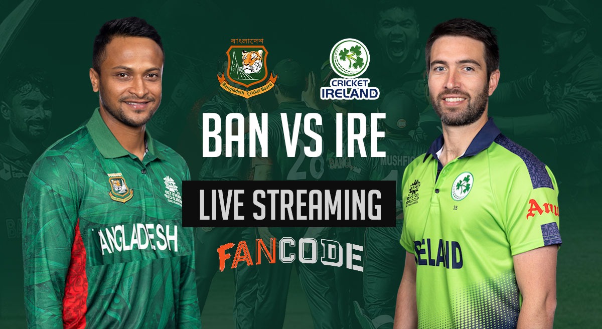 BAN vs IRE LIVE Streaming FanCode bags exclusive rights to broadcast Bangladesh vs Ireland LIVE, Follow BAN IRE LIVE Updates