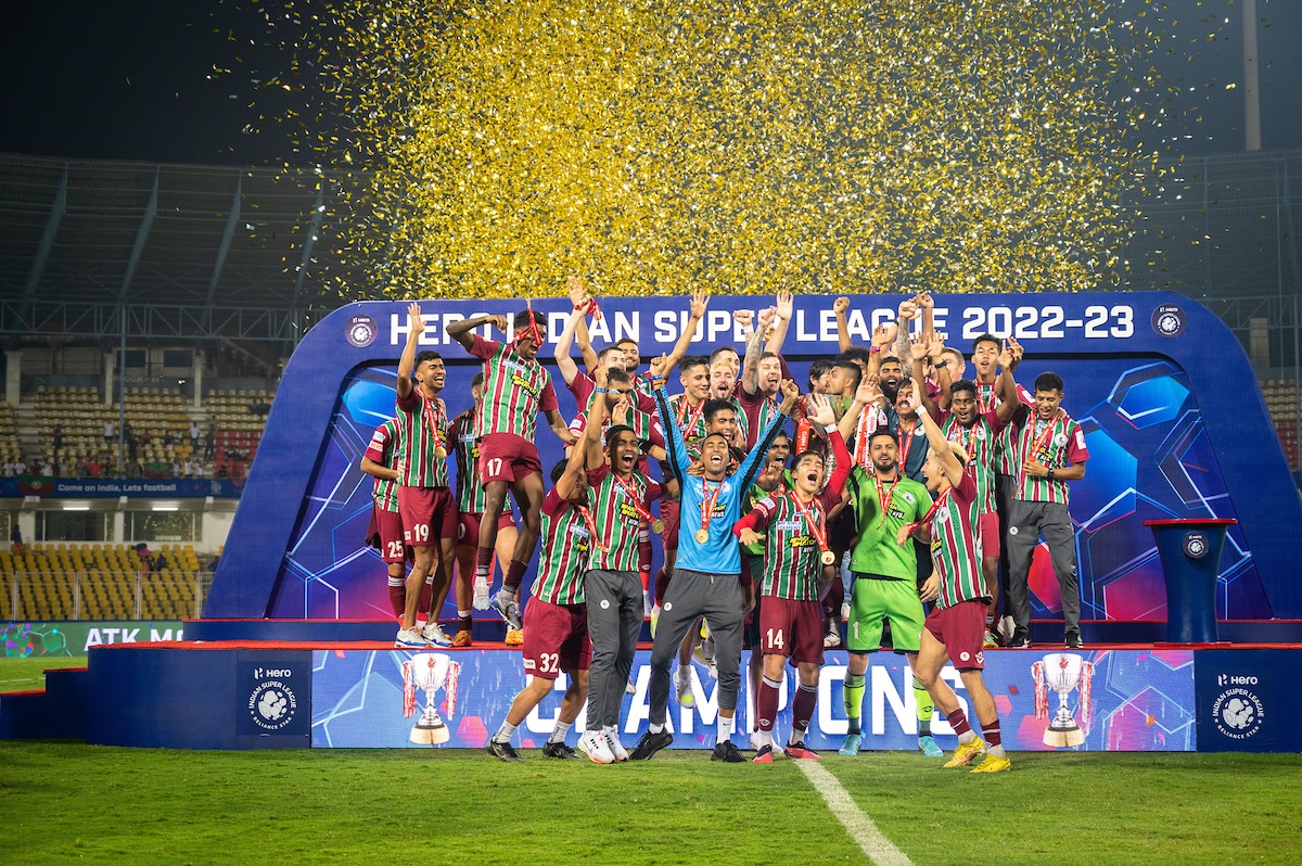 Đội Super League Ấn Độ Mohun Bagan Super Giant (MBSG) trước đây là ATK Mohun Bagan đã tiết lộ logo mới cho mùa giải ISL 2023-24 trên mạng xã hội 