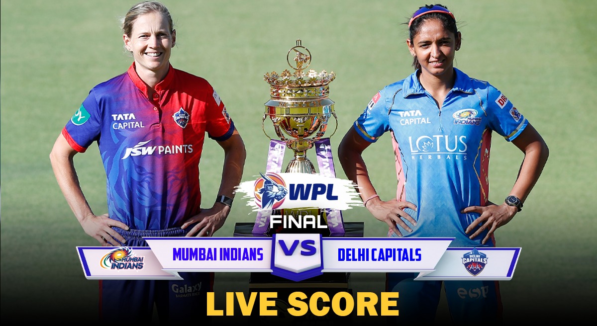 WPL 2023 Final LIVE Score, Harmanpreet Kaur vs Meg Lanning, Delhi Capitals vs Mumbai Indians, WPL FINAL, DC vs MI LIVE Score, DC-W vs MI-W LIVE Score