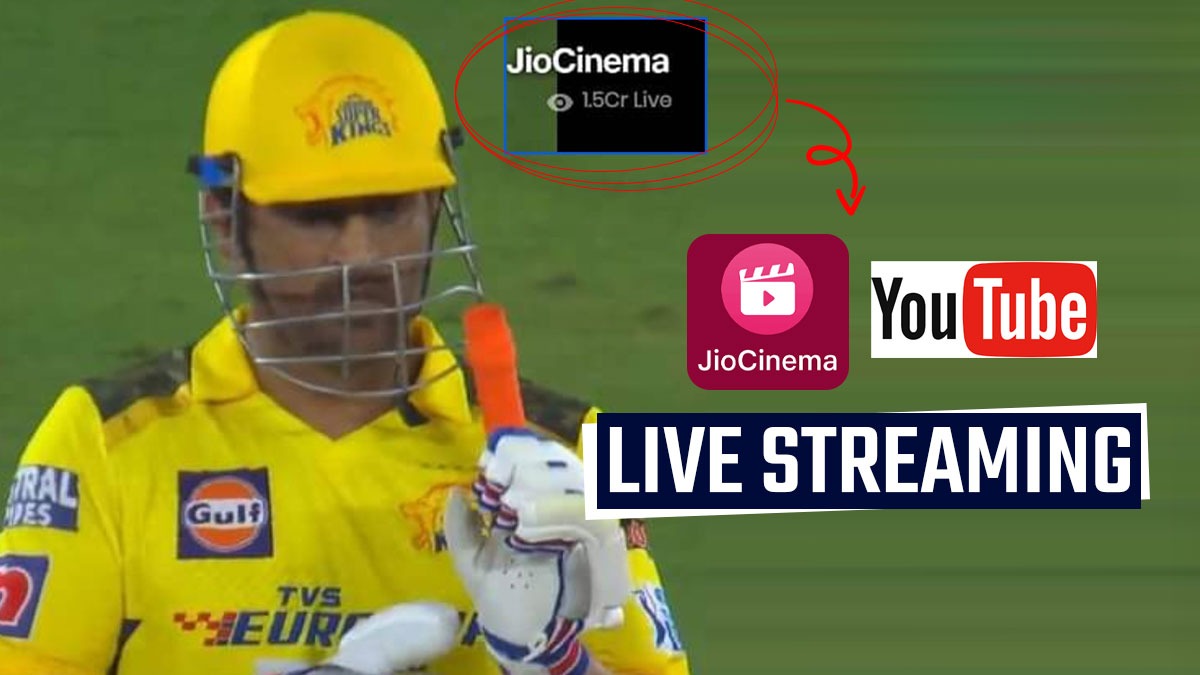 IPL 2023 LIVE Streaming JioCinema delivers BLOCKBUSTER opener, 1.5 Cr people watch MS Dhonis six, Viacom18 set to eclipse YouTube in digital viewership - Check OUT