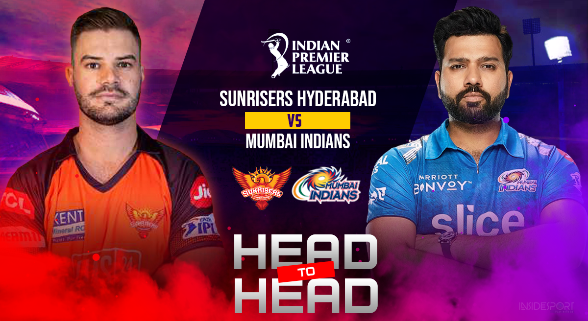 SRH vs MI Head-To-Head, Check Head-To-Head record between Sunrisers Hyderabad and Mumbai Indians in the IPL. SRH vs MI, IPL 2023, IPL 16, Rohit Sharma, Aiden Markram