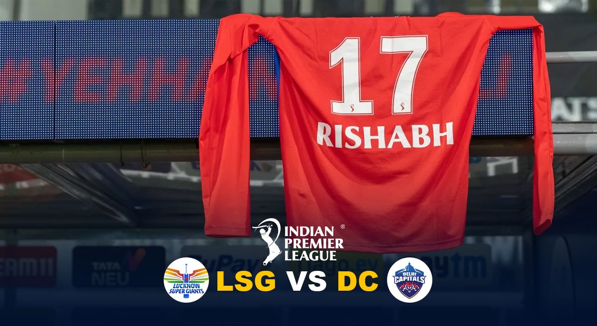 LSG vs DC LANGSUNG: TONTON gerakan luar biasa Delhi Capitals untuk kapten yang cedera, jersey Rishabh Pant dipajang di ruang istirahat DC selama pertandingan IPL 2023 vs LSG