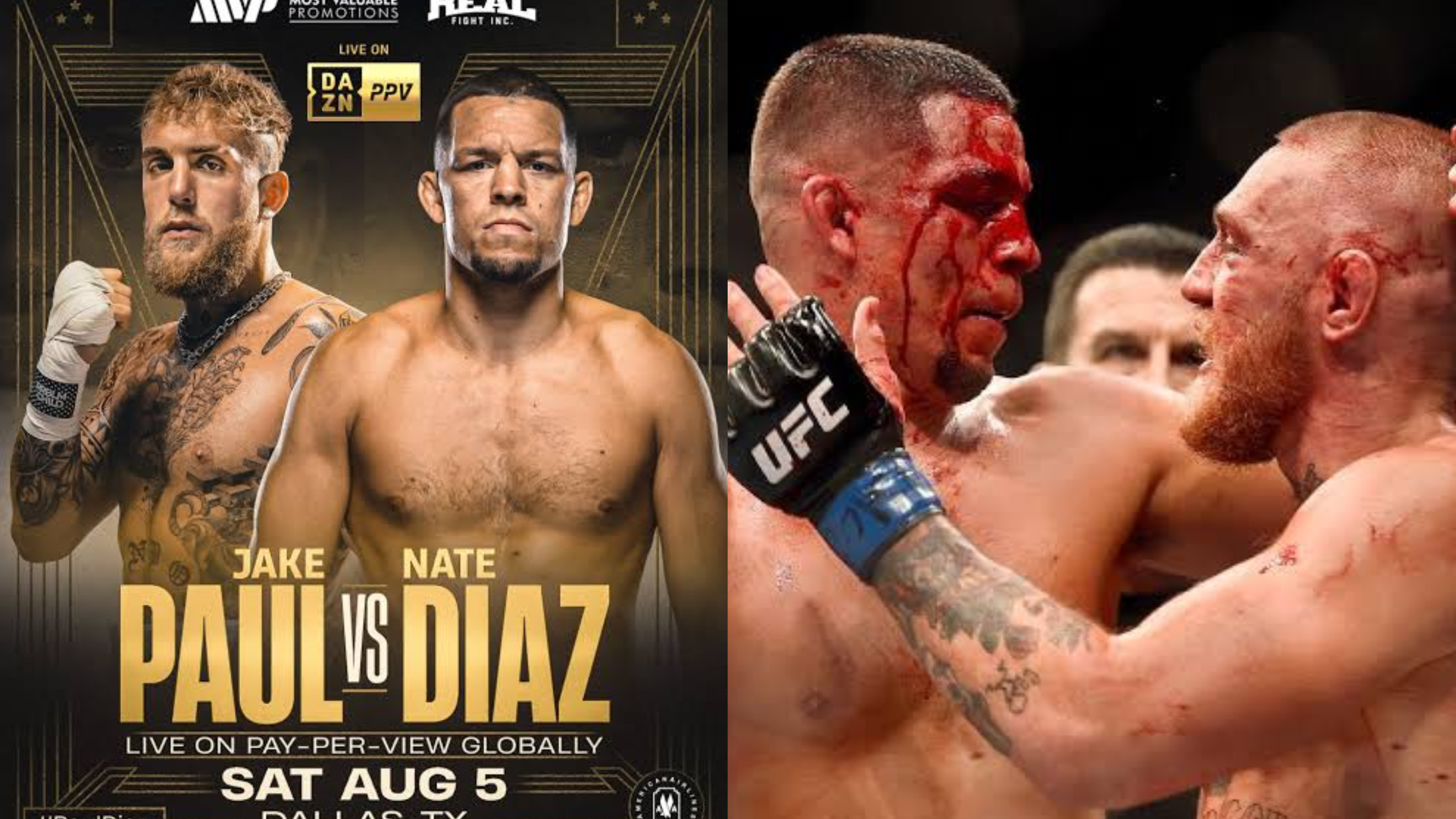 Paul vs Diaz Can Nate Diaz earn more money against Jake Paul than his UFC pay against Conor McGregor?