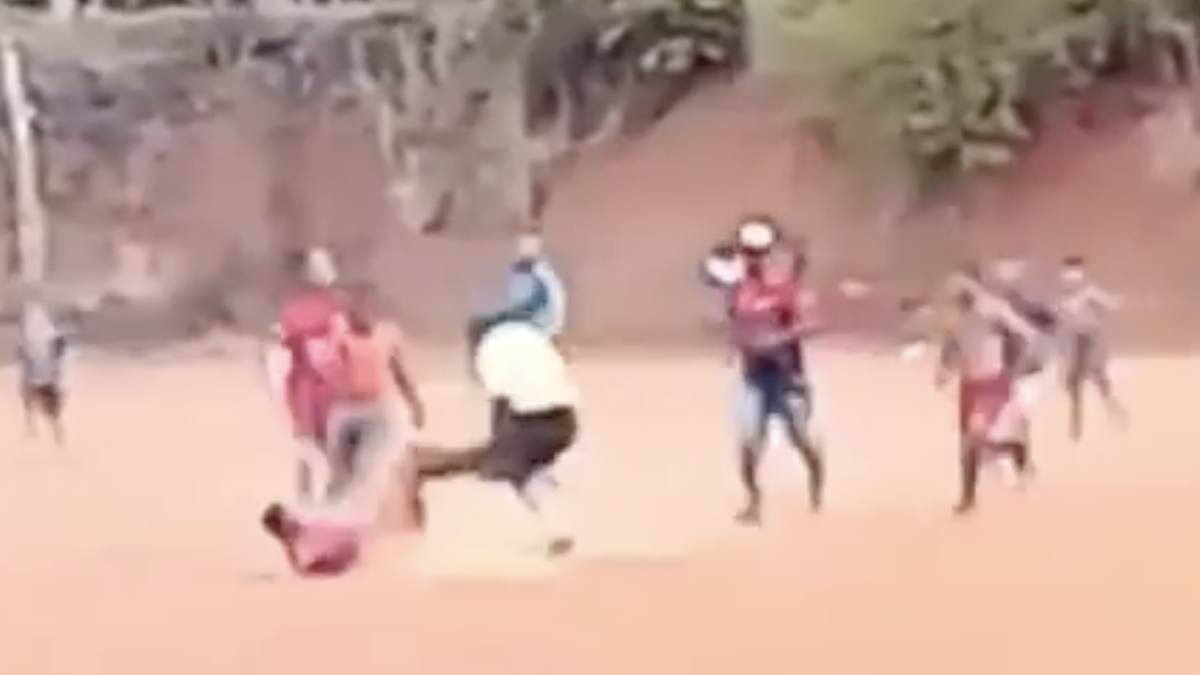 Brazil Football Fight WATCH Football turns BLOODY in Brazil's regional