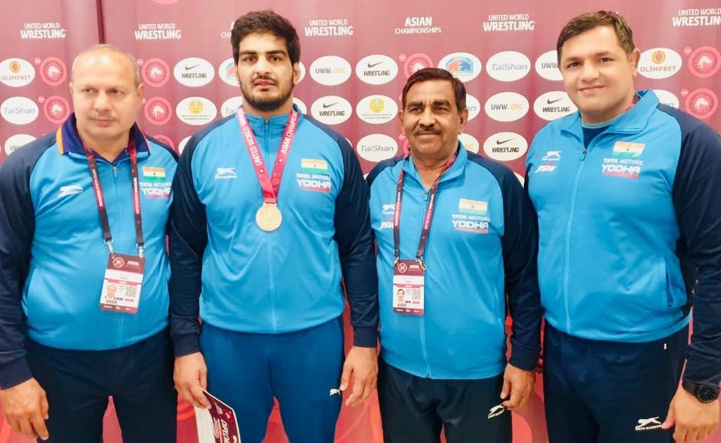 Asian Wrestling Championships Anirudh Kumar wins Bronze, India finishes with 14 medals