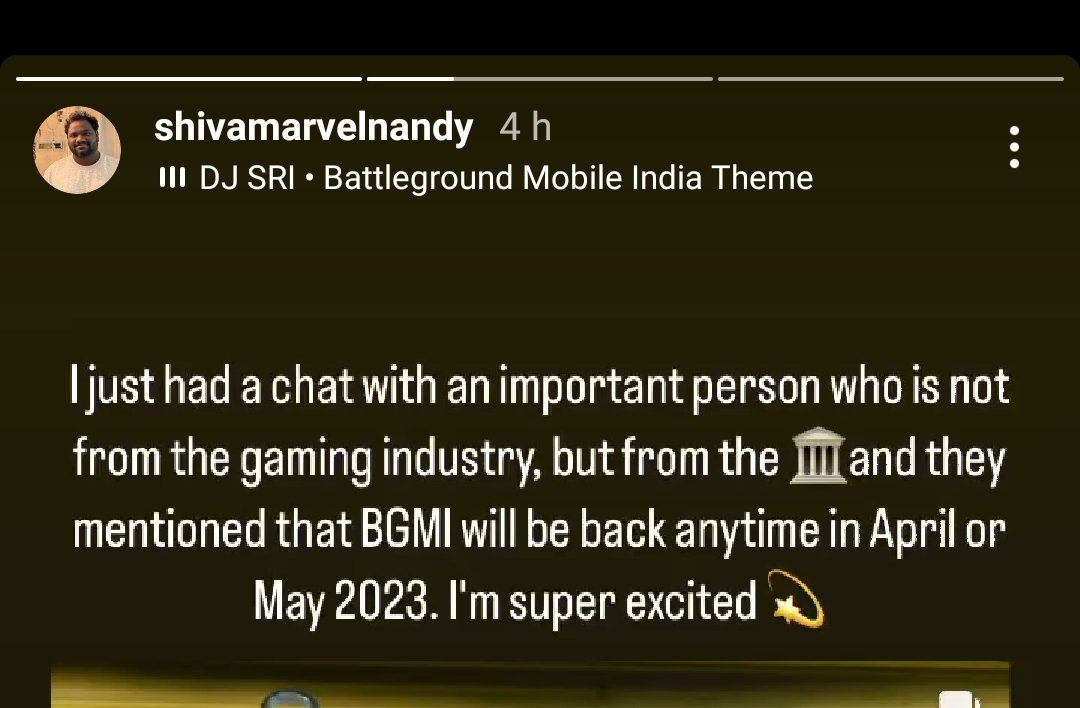 BGMI Unban Date: Shiva Nandy shares an expected unban date