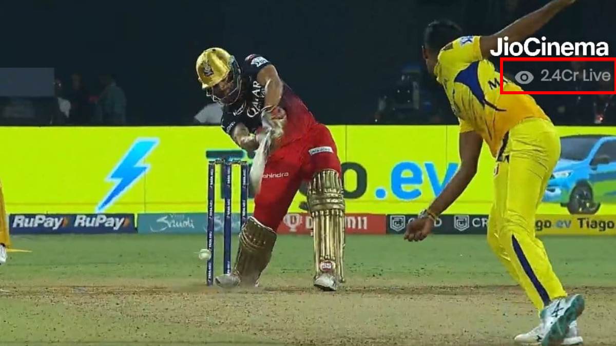 IPL 2023 Live Streaming: MS Dhoni-Virat Kohli reunion fetches 2.4 Crores views for Jio Cinema during RCB vs CSK clash; Faf du Plessis, Glenn Maxwell, IPL 2023